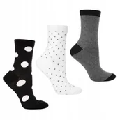 Skarpetki damskie - Długie SKARPETY DAMSKIE Skarpetki Kropki MORAJ r. 35-38 - miniaturka - grafika 1