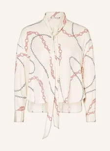 Tommy Hilfiger Bluzka Z Wiązaniem Pod Szyją rosa - TOMMY HILFIGER - Bluzki damskie - miniaturka - grafika 1