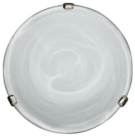 Lampy sufitowe - Nasufitowa lampa Duna 13-38695 do salonu biała chrom - miniaturka - grafika 1