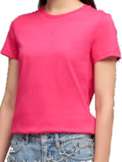 KOSZULKA damska PUMA sportowa 692916-59 różowa bawełna na co dzień L L