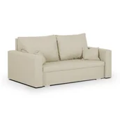 Sofy i kanapy - Sofa kanapa 2 os z funkcją spania MONDO jasny beż - miniaturka - grafika 1