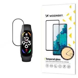 Wozinsky Full Glue Xiaomi Mi Band 7 szkło hartowane na ekran czarny - Akcesoria do smartwatchy - miniaturka - grafika 1