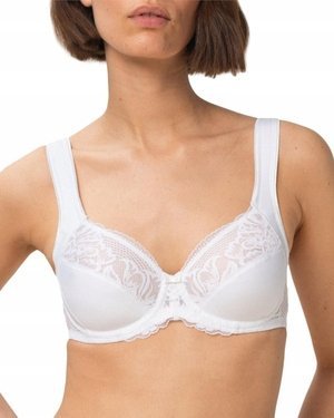 Triumph Modern Lace+Cotton W02 biustonosz miękki biały rozmiar 100B