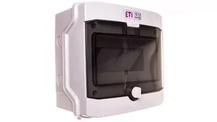 ETI Obudowa natynkowa 8 mod IP65 drzwi transparentne ECH-8G 001101061 fotowoltaika - Rozdzielnie elektryczne - miniaturka - grafika 1
