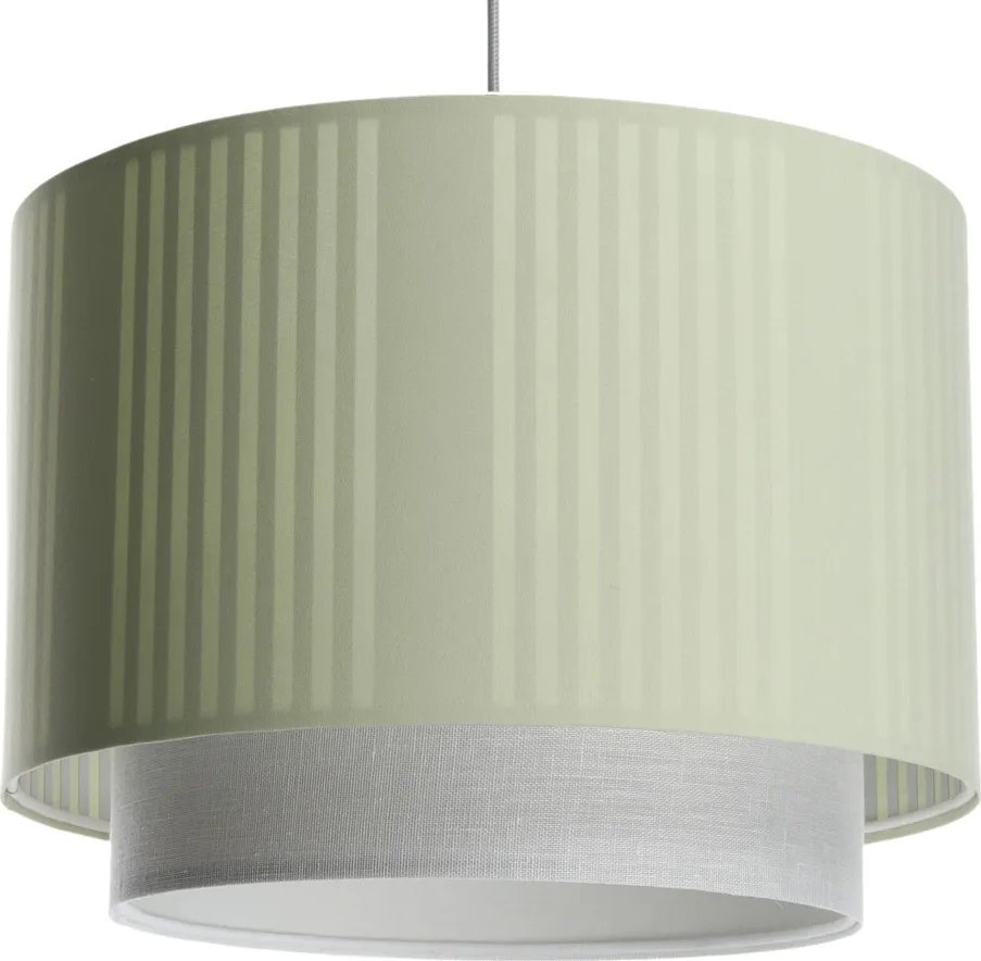 Lampa wisząca DUO LAMI LINE 40 zielona/kremowa BPS KONCEPT