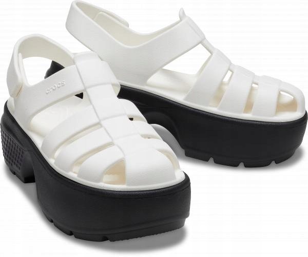Damskie Buty Sandały Platforma Crocs Stomp Fisherman 209938 Sandal 37-38