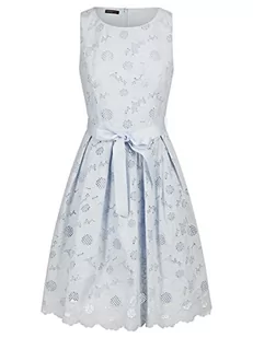 ApartFashion Damska letnia sukienka sukienka, jasnoniebieska, normalna - Sukienki - miniaturka - grafika 1