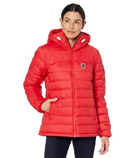 Kurtki damskie - Fjallraven Damska kurtka Expedition Pack Down Hoodie W czerwony czerwony (True Red) XL 86122 - grafika 1