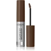 Akcesoria i kosmetyki do stylizacji brwi - L'OREAL LOREAL PLUMP & SET BROW ARTIST - Koloryzujący żel do brwi 4,9ml 105 BRUNETTE - miniaturka - grafika 1