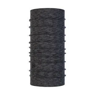 Chusta wielofunkcyjna z wełny merynosów Buff Merino Midweight Graphite Multistripes - Czapki i chusty sportowe damskie - miniaturka - grafika 1