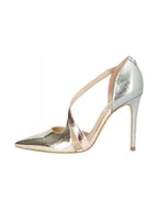 Czółenka - GUESS CZÓŁENKA LAKIEROWANE SKÓRA NATURALNA 38 GPB - miniaturka - grafika 1