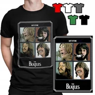 Koszulki męskie - KOSZULKA T-SHIRT MĘSKI WZORY WYBÓR - THE BEATLES ROCK METAL MUZYKA - L - miniaturka - grafika 1