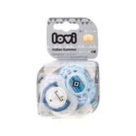 Pozostałe kosmetyki - Canpol babies LOVI Dynamiczny smoczek uspokajający Indian Summer boy 0-3 m-ce 2 szt 9082795 - miniaturka - grafika 1