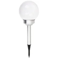 Lampy ogrodowe - Saska Garden Saska Garden zestaw 9szt. kula mleczna lampa solarna 15x44CM 1043333 - miniaturka - grafika 1