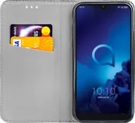 Etui i futerały do telefonów - Hello Case ETUI Z KLAPKĄ DO ALCATEL 3L 2019 CZARNE ZAMYKANE MAGNETYCZNE KABURA FUTERAŁ - miniaturka - grafika 1