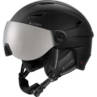 Kaski narciarskie - Cairn Impulse, kask narciarski z daszkiem, juniorski, czarny - miniaturka - grafika 1