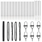 Ogrodzenia - Lumarko Ogrodzenie z słupkami Szary 1.6 x 50 m Stal pokryta PCV - miniaturka - grafika 1