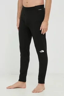 Spodnie sportowe męskie - The North Face legginsy funkcyjne Dragline kolor czarny - grafika 1