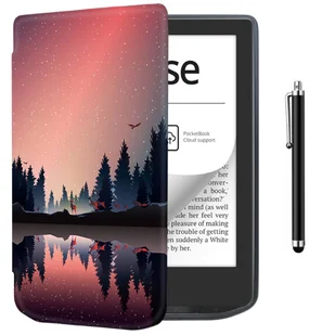 etui do Pocketbook Verse / Verse Pro - SLIM GRAFIKA + RYSIK - Etui do czytników e-book - miniaturka - grafika 1