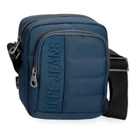 Paski - Pepe Jeans Ancor Obudowa na messenger Mały Niebieski 15x19,5x6 cms Poliester by Joumma Bags by Joumma Bags, niebieski, Mały pasek na ramię - miniaturka - grafika 1