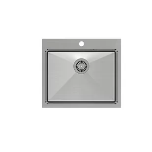 QUADRON RUSSEL 110 stal szczotkowana (HB7910BS) HB7910BS - Zlewozmywaki - miniaturka - grafika 1