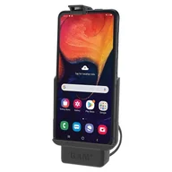 Uchwyty samochodowe do telefonów - RAM Mounts RAM-HOL-SAM9PU uchwyt Uchwyt aktywny Telefon komórkowy/Smartfon Czarny - miniaturka - grafika 1