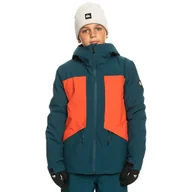 Kurtki narciarskie - Dziecięca Kurtka ocieplana QUIKSILVER AMBITION YOUTH JK EQBTJ03176-NNK0 – Niebieski - miniaturka - grafika 1