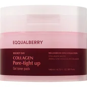 Pozostałe kosmetyki - Eqqualberry Collagen Pore-Tight Up Gel, Płatki do twarzy z kolagenowym żelem zwężające pory, 60szt - miniaturka - grafika 1