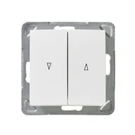 Wyłączniki światła i elektryczne - Ospel Impresja Łącznik żaluzjowy ecru ŁP-7Y/m/27 ŁP-7Y/M/27 - miniaturka - grafika 1
