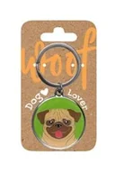 Breloki - Brelok dla psiarzy - mops - miniaturka - grafika 1