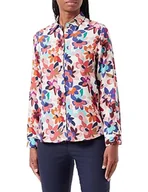 Bluzki damskie - Seidensticker Damska bluzka z długim rękawem Regular Fit, beżowy, 36 - miniaturka - grafika 1