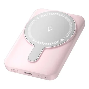 Powerbank magnetyczny 5000mAh Vention FHSP0 20W (różowy) - Powerbanki - miniaturka - grafika 1