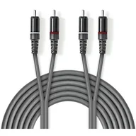 Kable - Kabel 2xRCA - 2xRCA NEDIS 5 m - miniaturka - grafika 1