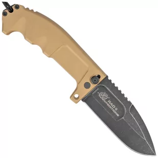 Nóż składany Extrema Ratio RAO II Expeditions Desert Aluminium, Dark Stone N690 (04.1000.0136/EXP) - Noże - miniaturka - grafika 3