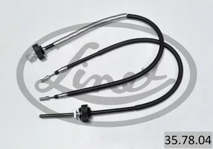 LINEX LINKA HAMULCA 35.78.04 RENAULT LAGUNA II 01 852+897 PRAWA+LEWA HAMULEC ELEKTRYCZNY KOMPLET - Linki hamulca postojowego - miniaturka - grafika 1