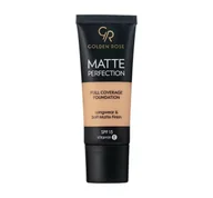 Podkłady do twarzy - Golden Rose - MATTE PERFECTION - Full Coverage Foundation - Matujący podkład do twarzy - SPF15 - 35 ml - N7 - miniaturka - grafika 1