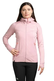 Bluza puez hybrid pl full zip hoody women-zephyr melange - SALEWA - Bluzy damskie - miniaturka - grafika 1