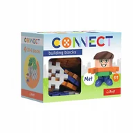 Klocki - KLOCKI CONNECT Zestaw Pocket 30 Boy z figurką MAT - miniaturka - grafika 1