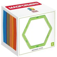 Klocki - Magformers 3D Sześciokąty 12 elementów - miniaturka - grafika 1