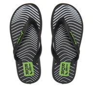 Buty dla chłopców - Japonki Rider R1 Style Thong 11957 Zielony - miniaturka - grafika 1