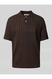 Koszulka polo kroju regular fit z fakturowanym wzorem model KENT LIFE - Only & Sons - Koszulki męskie - miniaturka - grafika 1