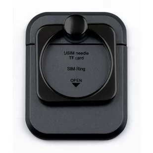 Techly Uchwyt do smartphone RING HOLDER Black I-SMART-RINGB 102680 - Pozostałe akcesoria do telefonów - miniaturka - grafika 1