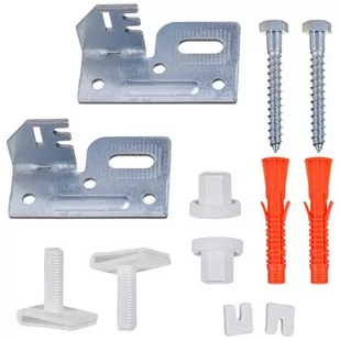 Wieszaki uniwersalne do grzejników stalowych D- 110x2 - Akcesoria do armatury i ceramiki Wieszaki uniwersalne do grzejników stalowych D- 110x2 - Akcesoria do armatury i ceramiki - miniaturka - grafika 1