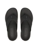 Klapki i japonki męskie - Skechers Japonki Street retro Jogger Sd 211359/BLK Czarny - miniaturka - grafika 1