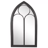 Lustra - Metalowe Lustro Ścienne Okno 62 X 113 Cm Czarne Trelly - miniaturka - grafika 1