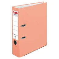 Segregatory - Segregator A4 PP 8cm Salmon Q file - HERLITZ - miniaturka - grafika 1