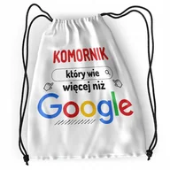 Plecaki worki - Plecak Dla Komornika Sportowy Szkolny Worek Torba z Nadrukiem ze Zdjęciem - miniaturka - grafika 1