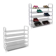 Szafki na buty - relaxdays 2 x stojak na buty na 20 par butów szary - miniaturka - grafika 1