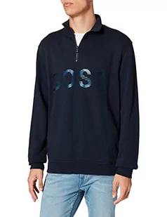 BOSS Bluza męska Sakul_za, NIEBIESKI, XS - Bluzy męskie - miniaturka - grafika 1