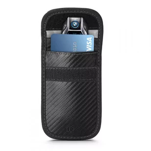 KLATKA FARADAYA Tech-Protect V1 KEYLESS RFID SIGNAL BLOCKER CASE CARBON - Etui i futerały do telefonów - miniaturka - grafika 1
